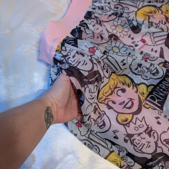 Unique Vintage Betty & Veronica 3X layered skirt Riverdale Archie Jughead EUC - Picture 7 of 10